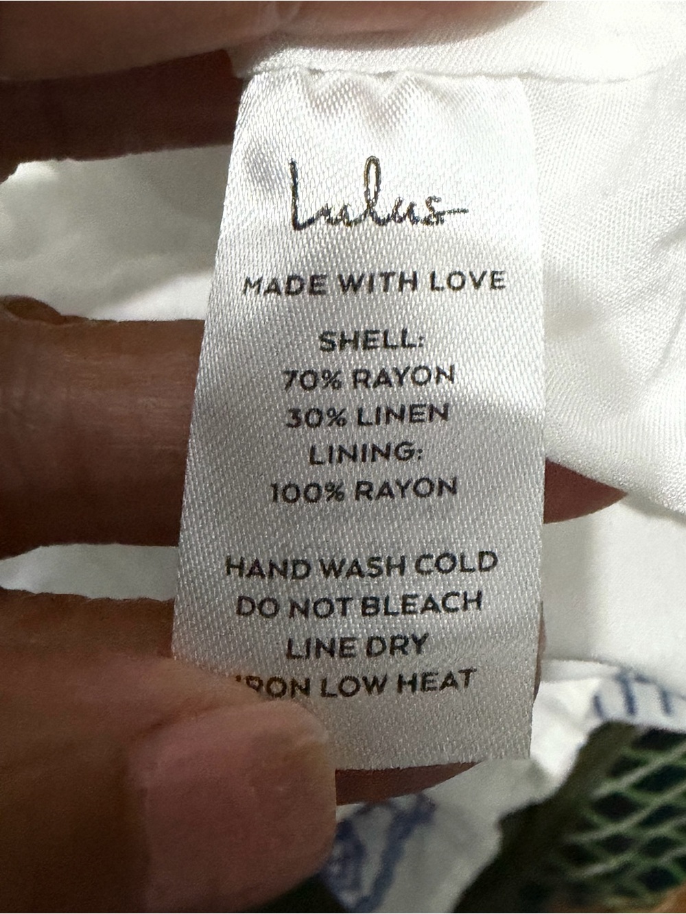 Lulu's White Mini Dress with Blue Embroidered Trim - Gone to Greece size large - Picture 6 of 7